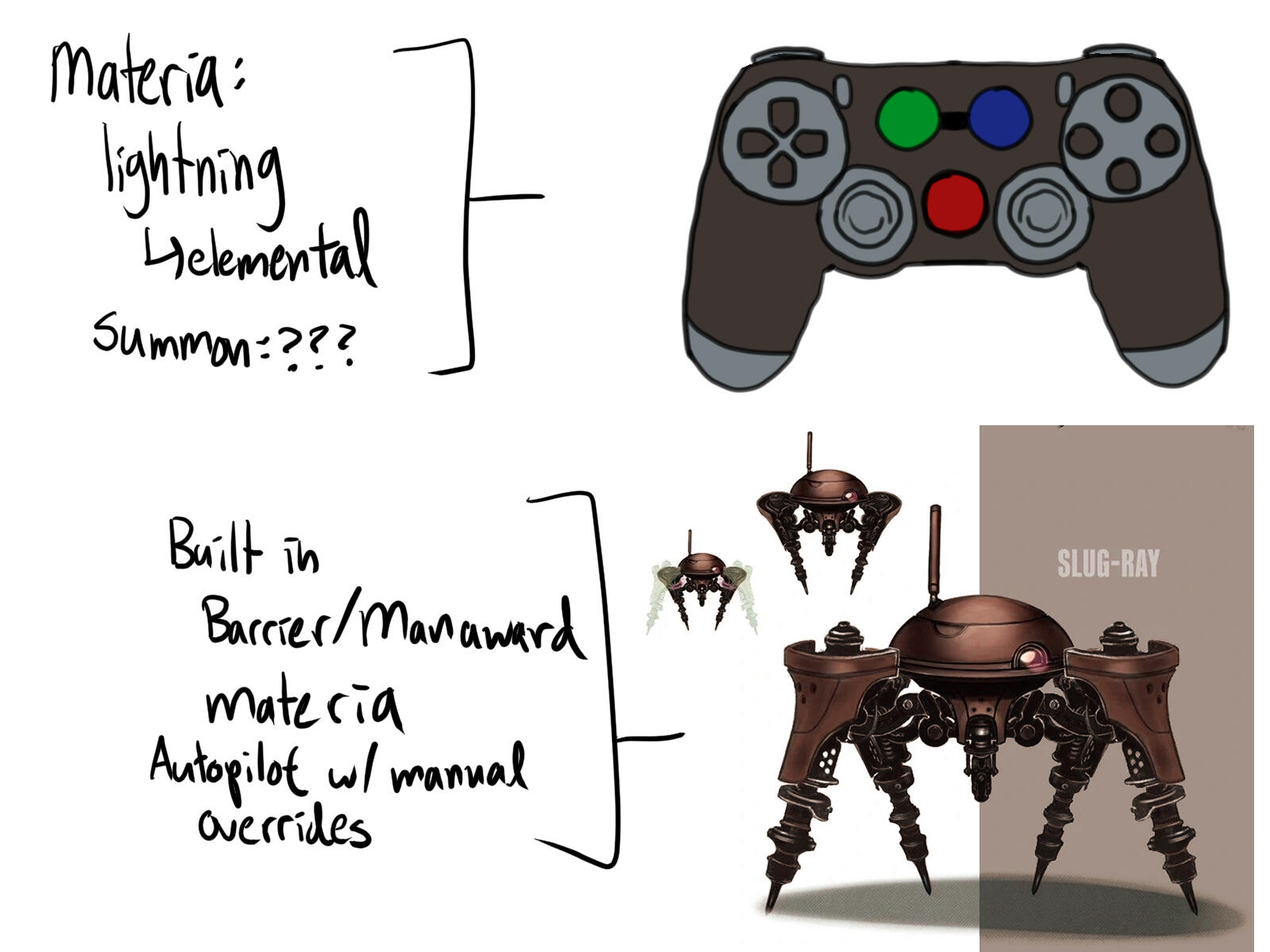 Modified Slug Ray and Control